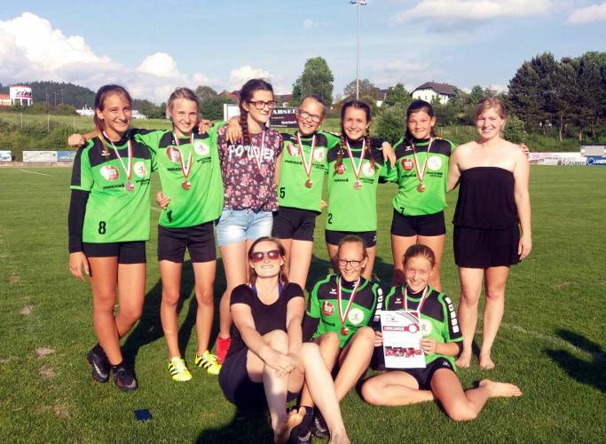 Die Bronzemedaillengewinnerinnen aus Rohrbach-Berg Die Bronzemedaillengewinnerinnen aus Rohrbach-Berg