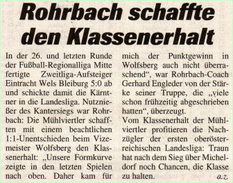 Volksblatt, Juni 1997
