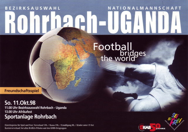 Freundschaftsspiel: Bezirksauswahl Rohrbach - Nationalmannschaft Uganda