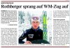 Markus Rothberger für Wintertriathlon-WM qualifiziert