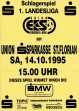 Plakat für die 9. Runde in der 1. Landesliga 1995/96