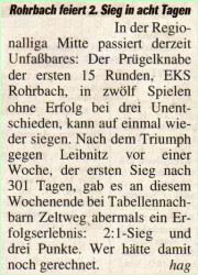 Volksblatt, April 1998